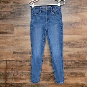 American Eagle Jeans 4 R Jegging 360 Next Level Stretch Super Hi Rise
